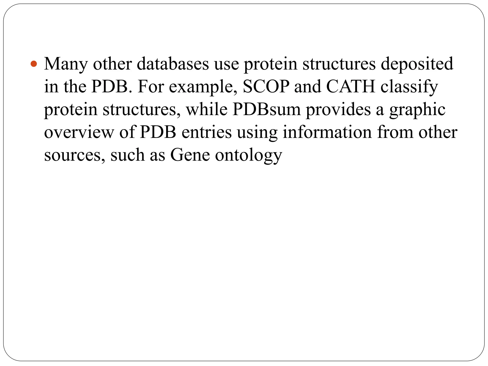 Protein data bank