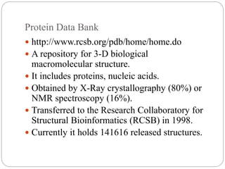 Protein data bank