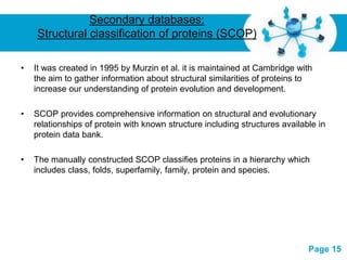 Protein database | PPT