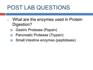 POST LAB QUESTIONS