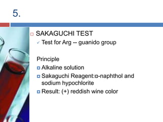 Used to detect the presence of soluble proteins