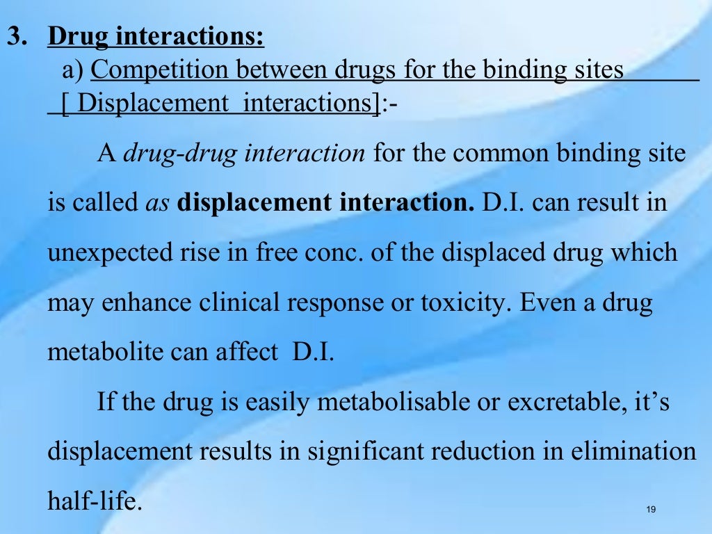 Protein drug binding