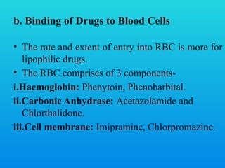 Protein Drug Binding by Ilias Ahmed (Department of Pharmacology) | PPTX