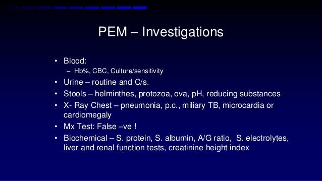 Protein Energy Malnutrition For Medicos