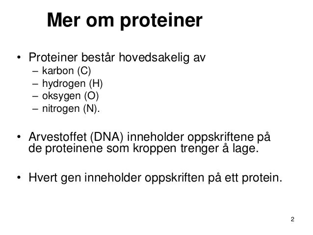 Proteiner
