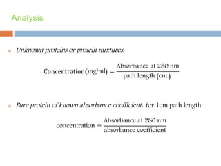 Protein isolation and quantification | PPTX