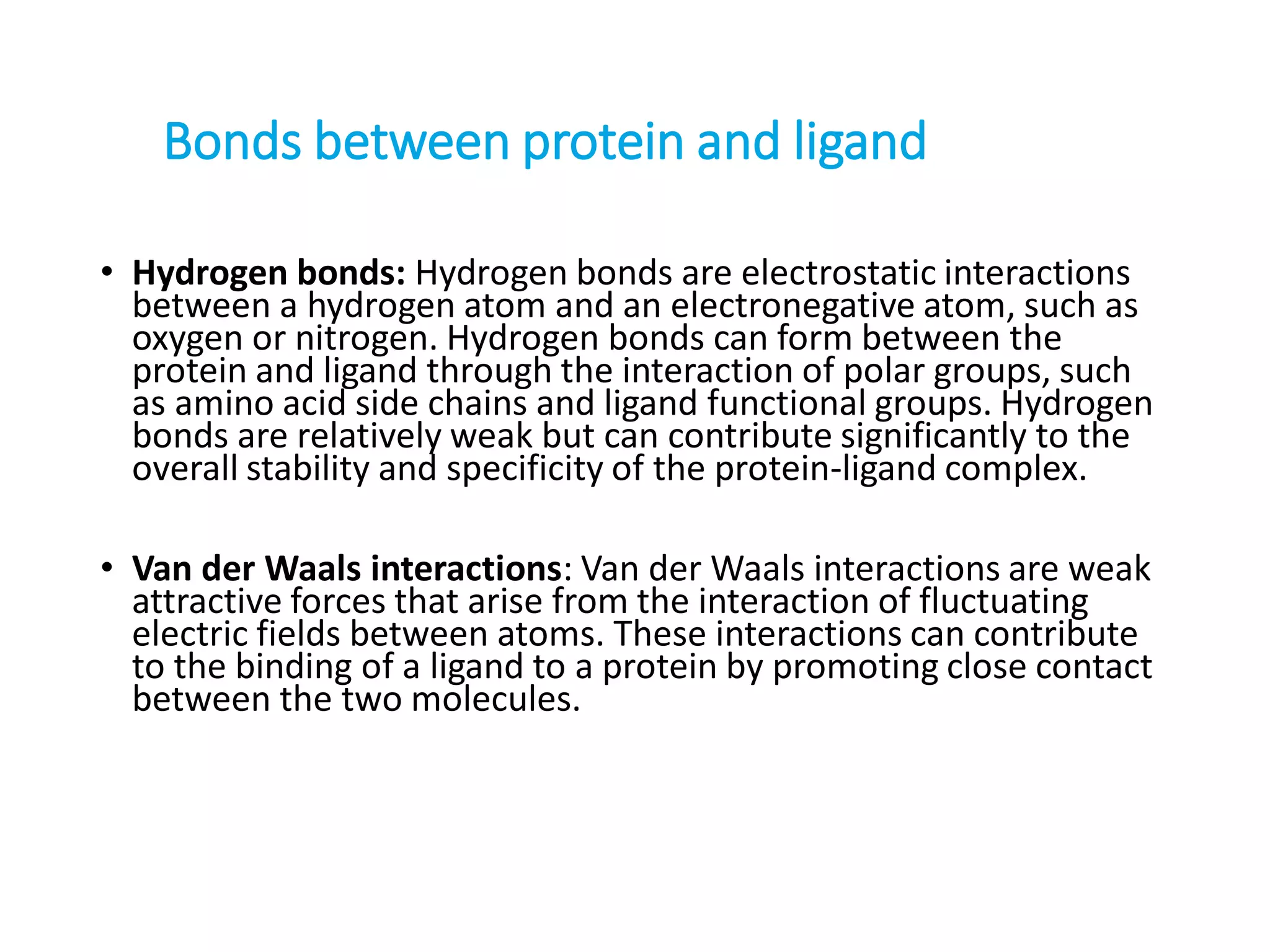 protein ligand interaction | PDF