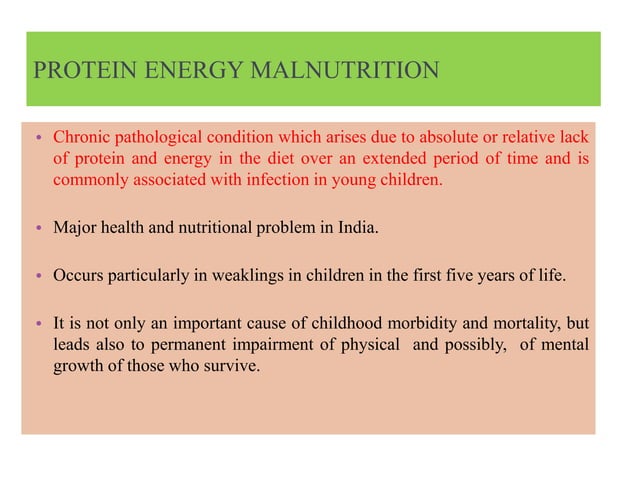 Protein malnutrition and its effect on oral health | PPTX