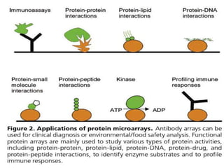 Protein microarray Preparation of protein microarray Different methods ...