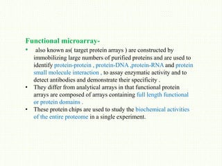 protein microarray-types and approaches.pptx