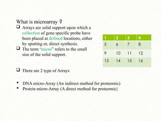 protein microarray matrix protein identification | PPTX
