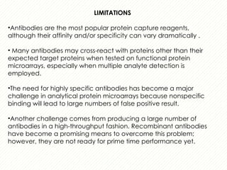 protein microarray matrix protein identification | PPTX