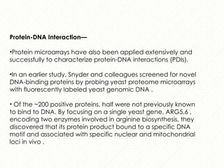 protein microarray matrix protein identification | PPTX