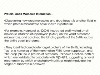 protein microarray matrix protein identification | PPTX