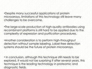protein microarray matrix protein identification | PPTX