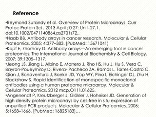 protein microarray matrix protein identification | PPTX