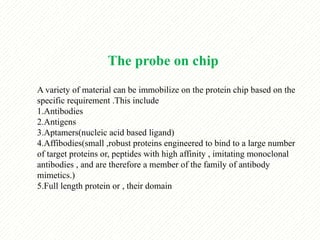 protein microarray matrix protein identification | PPTX