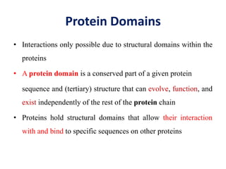 Protein protein interactions | PPTX