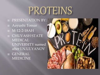  PRESENTATION BY:
 Aayushi Tomar
 M-12-2-18AH
 CHUVASH STATE
MEDICAL
UNIVERSITY named
after I.N.ULYANOV
 GENERAL
MEDICINE
 