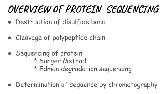 Protein sequencing | PPT