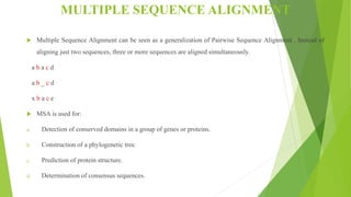 Protein sequencing and its application in bioinformatics | PPTX