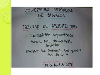 Proteins in the garden