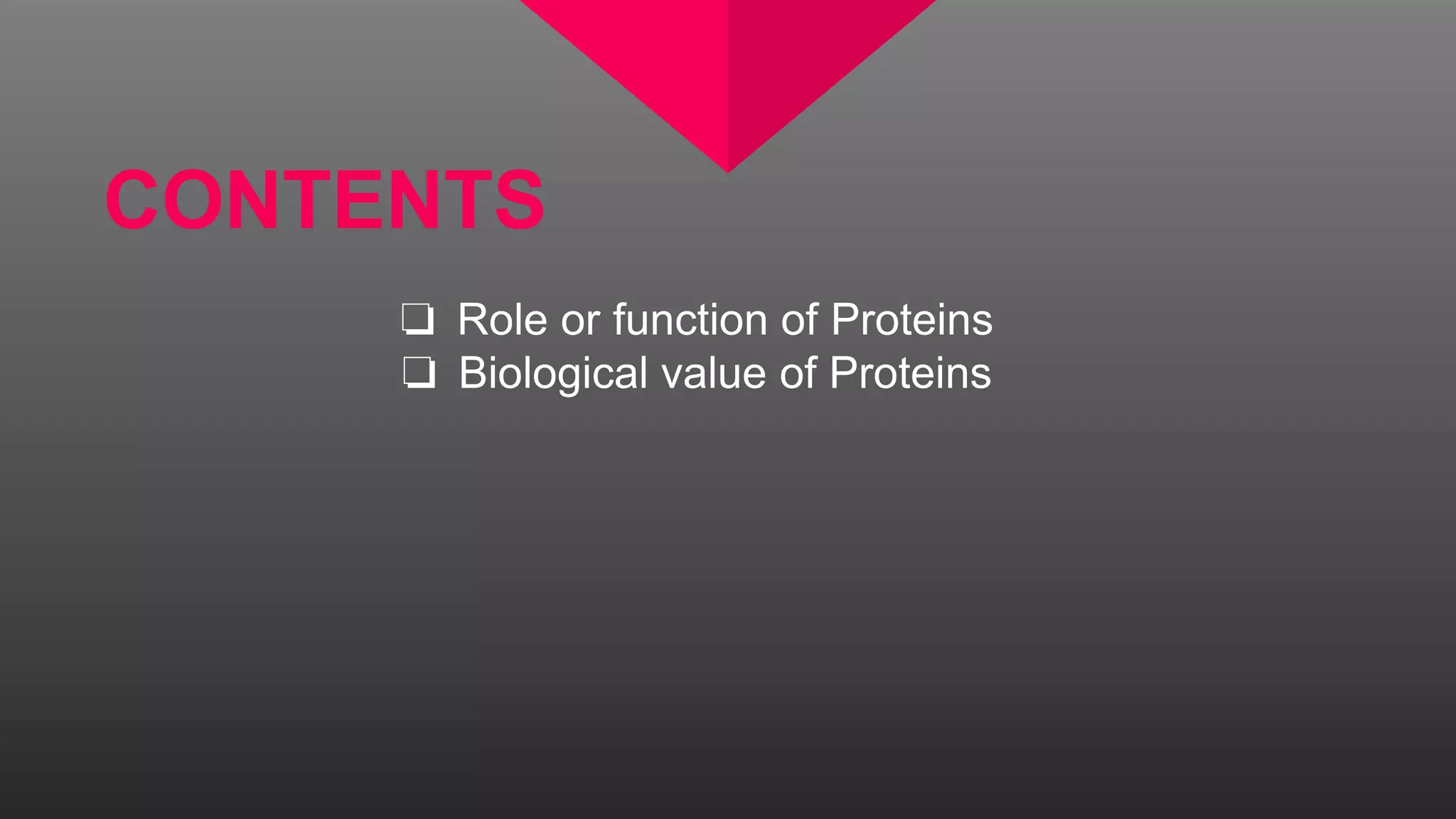 Proteins part 2 | PPTX