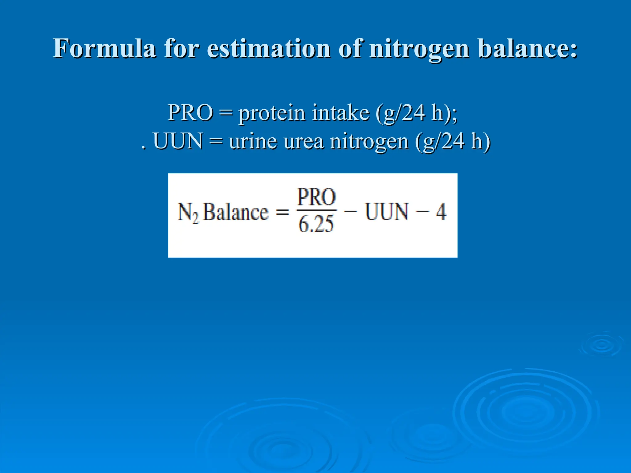 Protein Status in nutritional assessment . | PPT