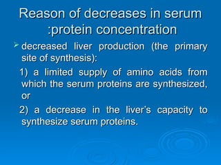 Protein Status in nutritional assessment . | PPT