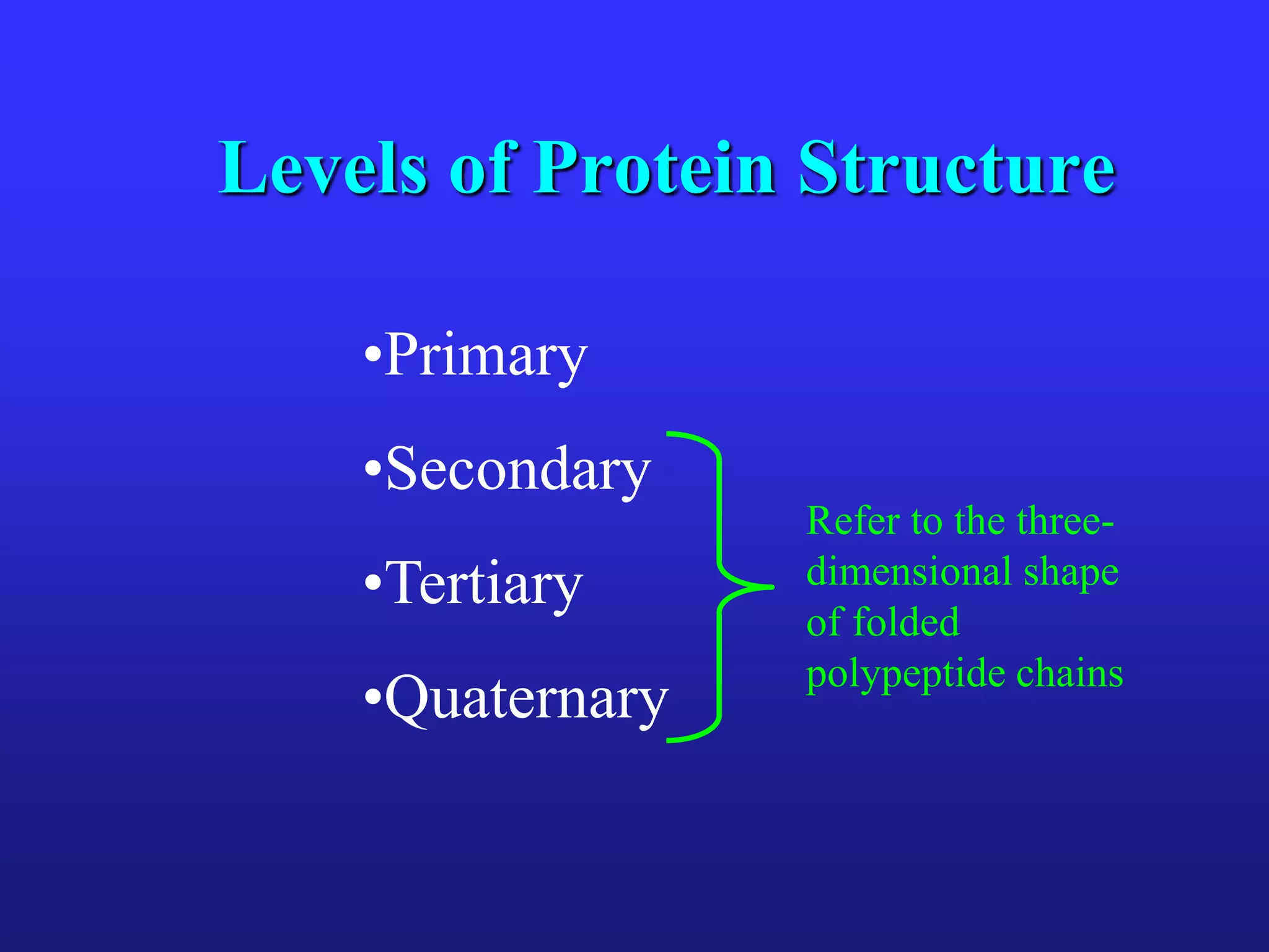 Protein structure | PPTX