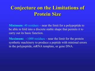 Protein structure Slide 6