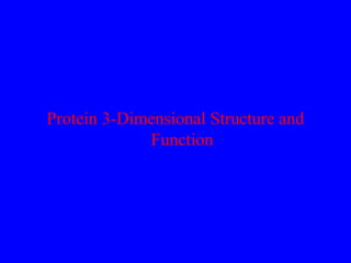 Protein structure 3d | PPT