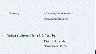 Protein structure & protein structure validation ppt