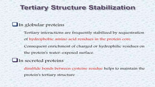 Protein structure & protein structure validation ppt