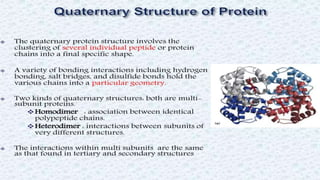 Protein structure & protein structure validation ppt