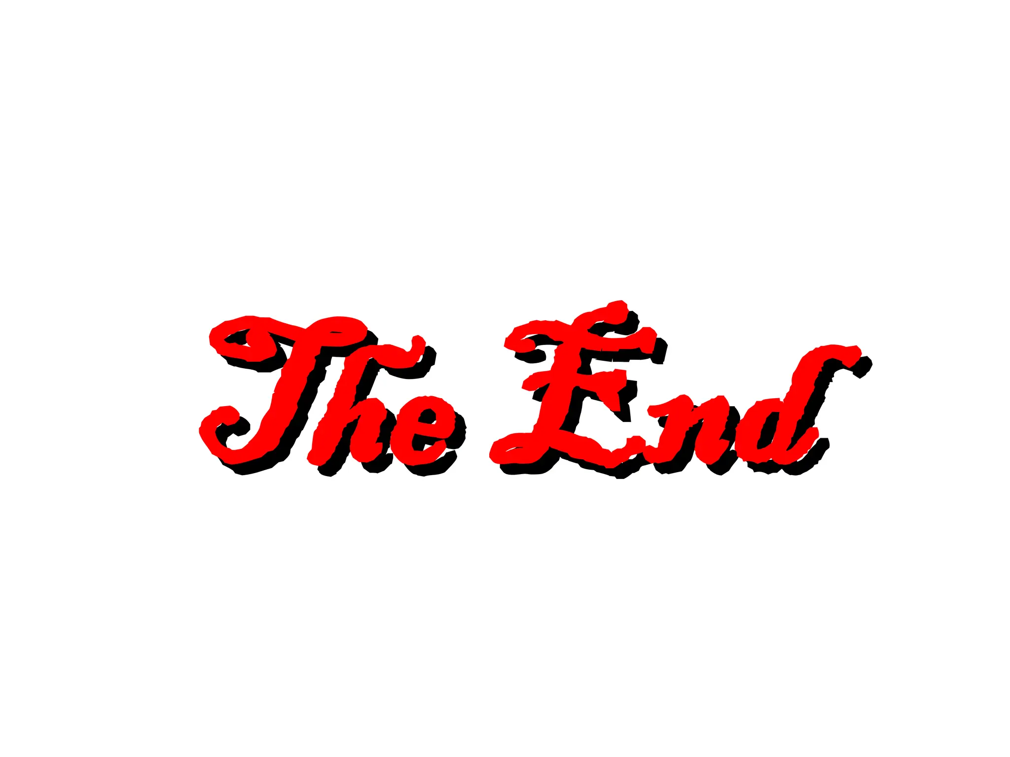 The End
The End
 