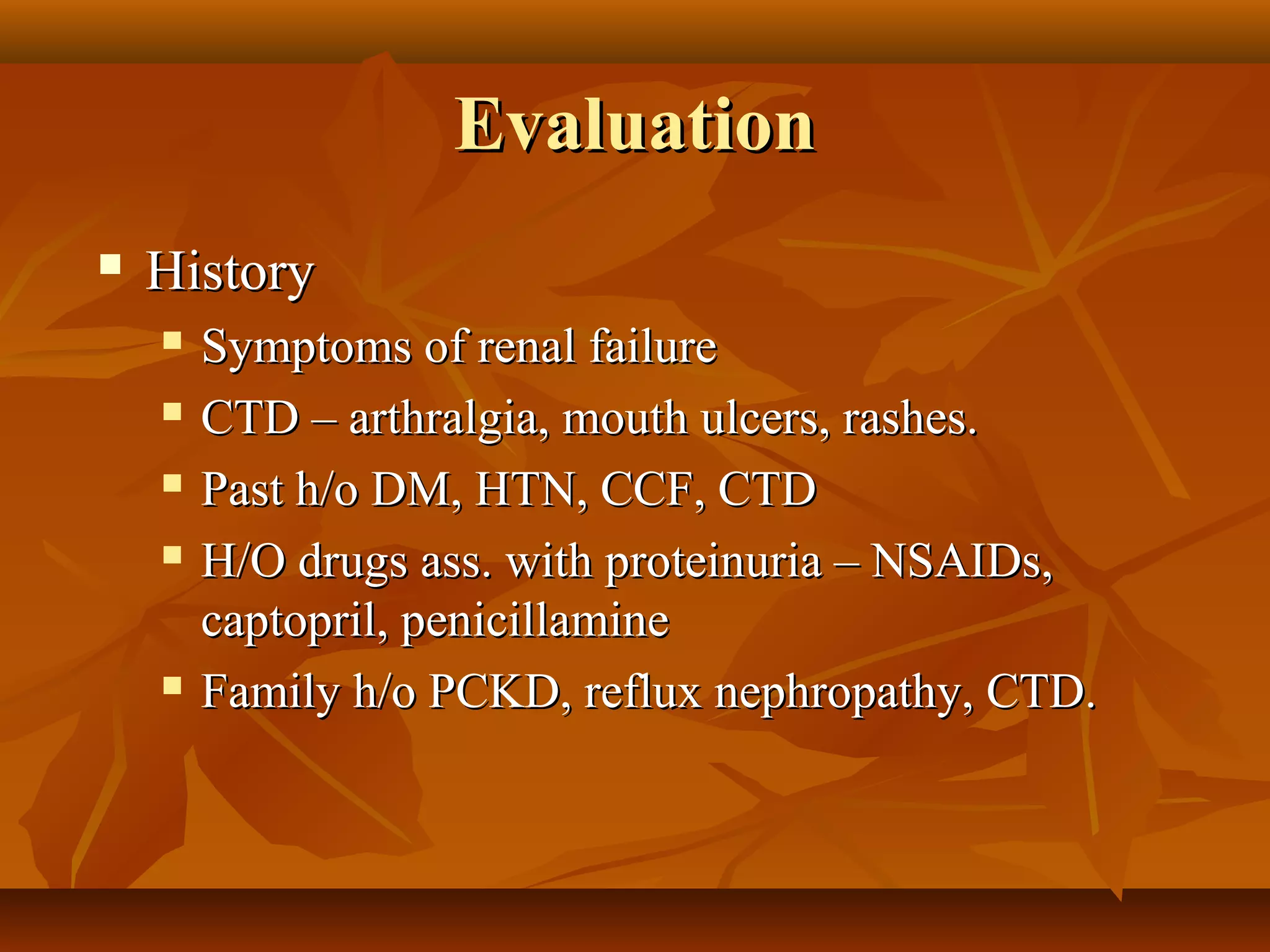 Proteinuria | PPT