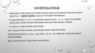 PROTEINURIA harrison APPROACH vivek[1].pptx