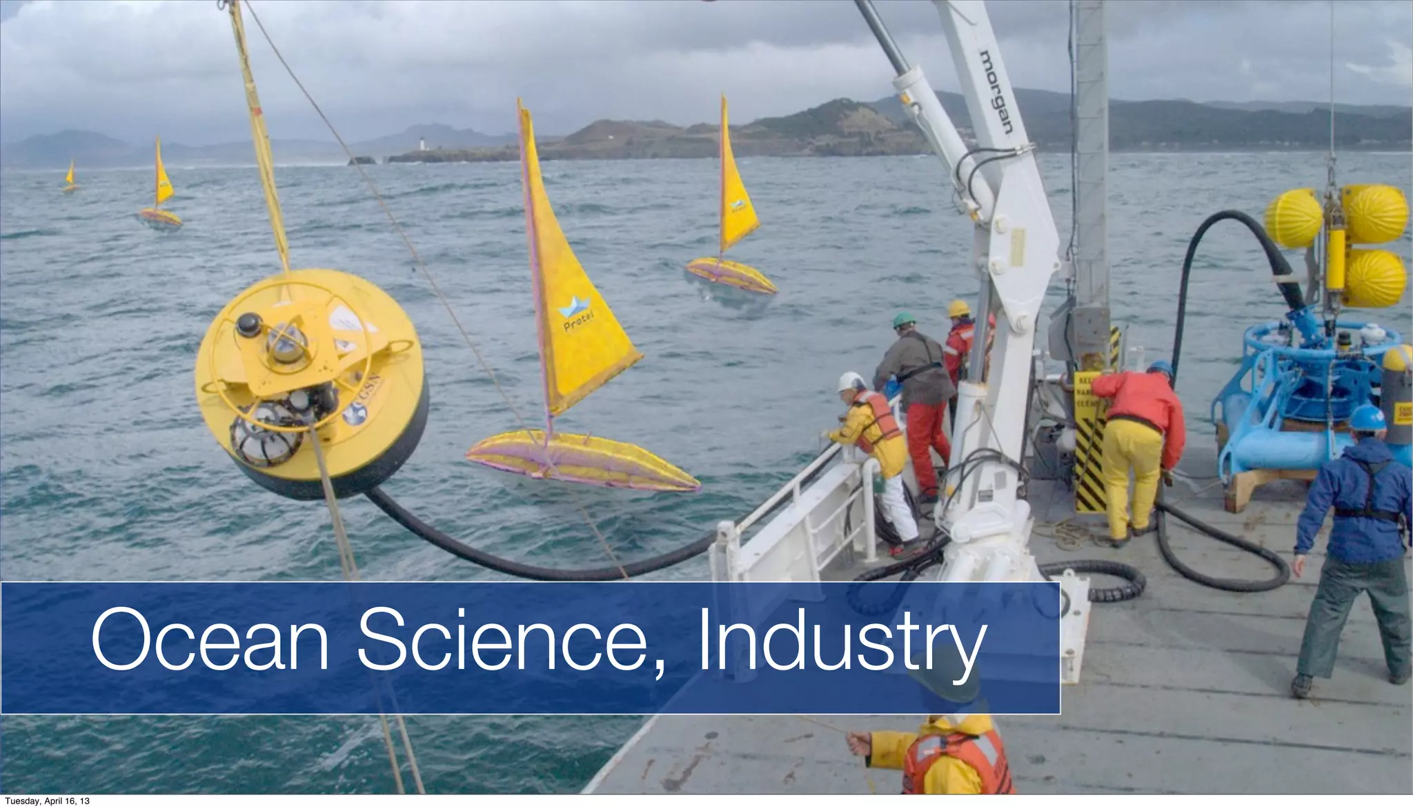 Ocean Science, Industry
Tuesday, April 16, 13
 
