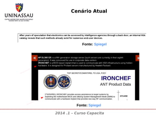 Cenário Atual

Fonte: Spiegel

Fonte: Spiegel
2014 .1 – Curso Capacita

 