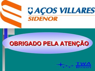 OBRIGADO PELA ATENÇÃOOBRIGADO PELA ATENÇÃO
 