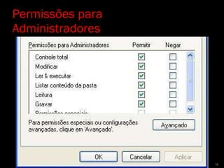 Permissões para Administradores 