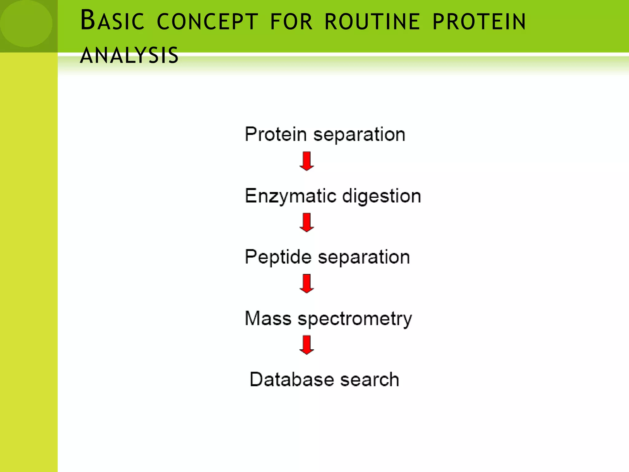 Typical result from MALDI-Tof (spectrum)