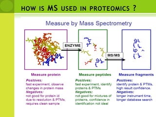 how is MS used in proteomics ?