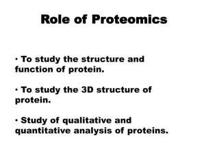 Proteomics | PPTX
