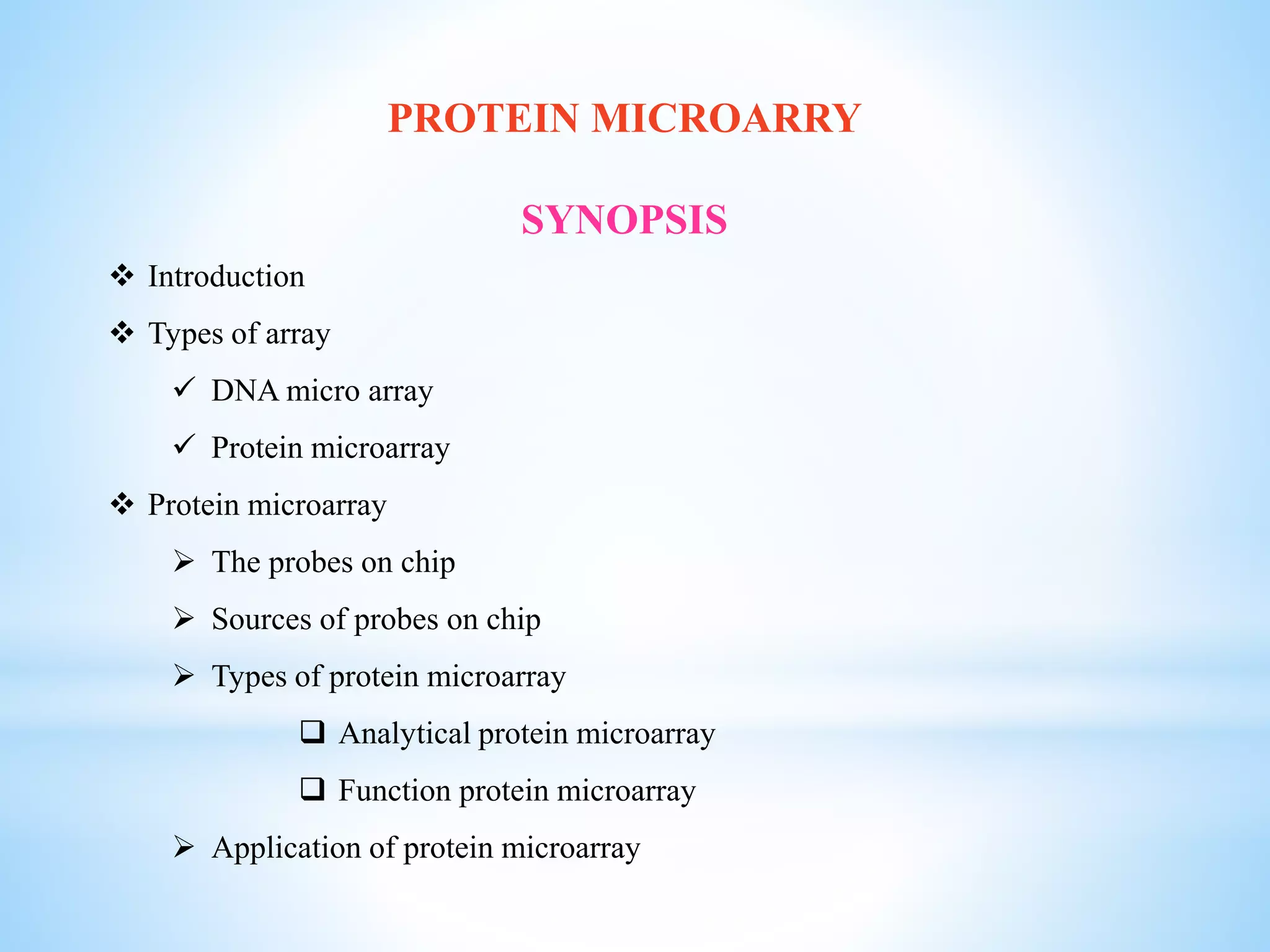 PROTEOMICS- PROTEIN MICROARRAY.pptx | Chemistry | Science