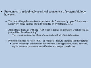 Proteomics course 1 | PPT