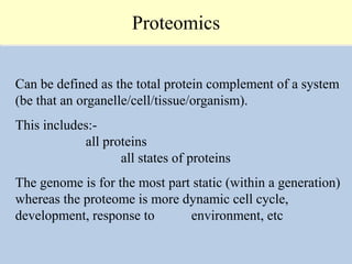 Proteomics course 1 | PPT