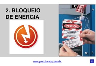 www.grupoincatep.com.br 25
2. BLOQUEIO
DE ENERGIA
 