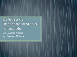 Dra. Sandra Angùlo
Int. Gustavo Gutiérrez
 